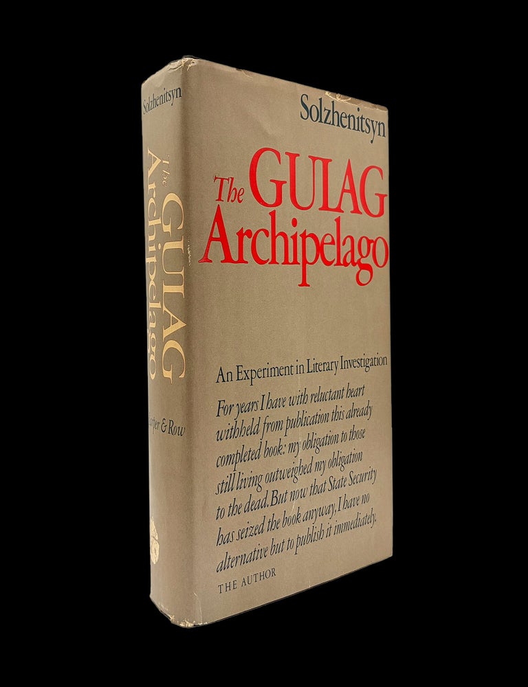 Item #9204] The Gulag Archepeligo 1918-1956: An Experiment in Literary Investigation I-II with:...