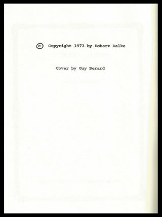 Novalis' "Subjects" (A Curriculum of the Soul No. 11, 1973)