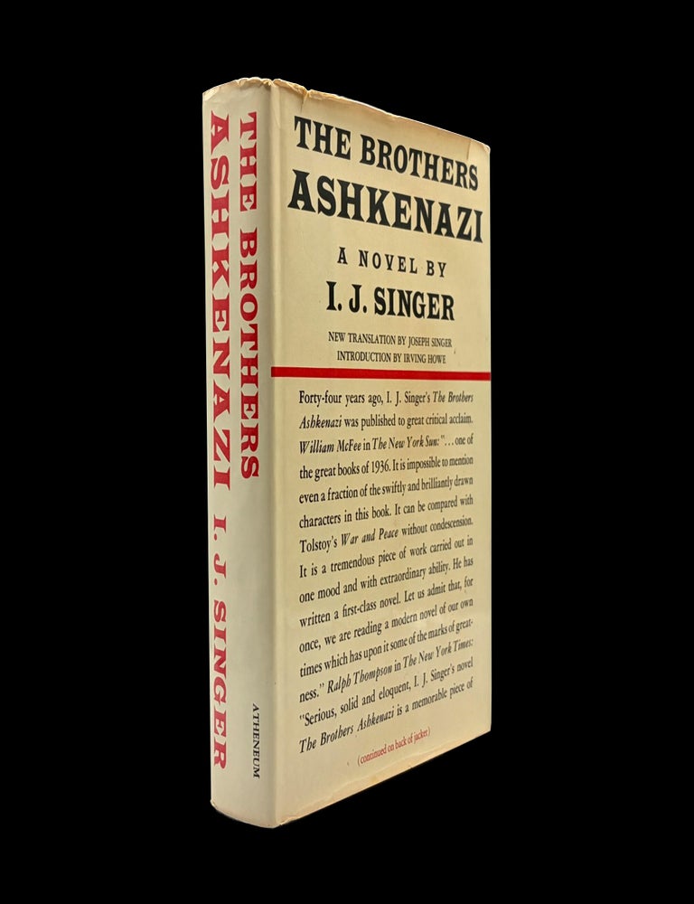 Item #9229] The Brothers Ashkenazi. I. J Singer