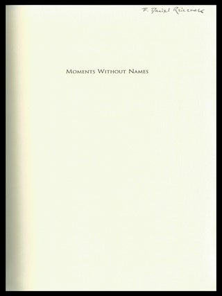 Moments Without Names: New & Selected Prose Poems