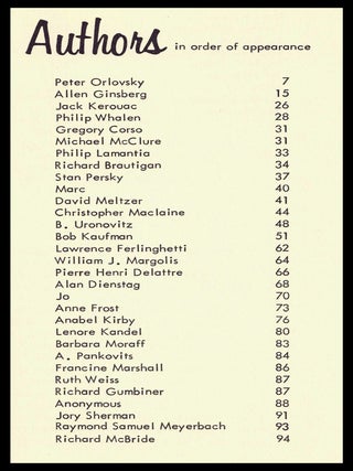 Beatitude Anthology