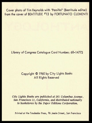Beatitude Anthology