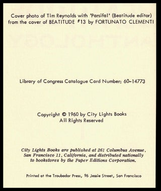 Beatitude Anthology