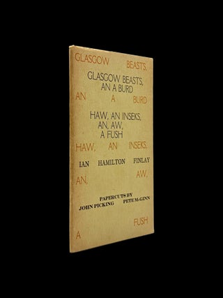 Glasgow Beasts, an a Burd/ Haw, an Inseks, an, aw, a fush