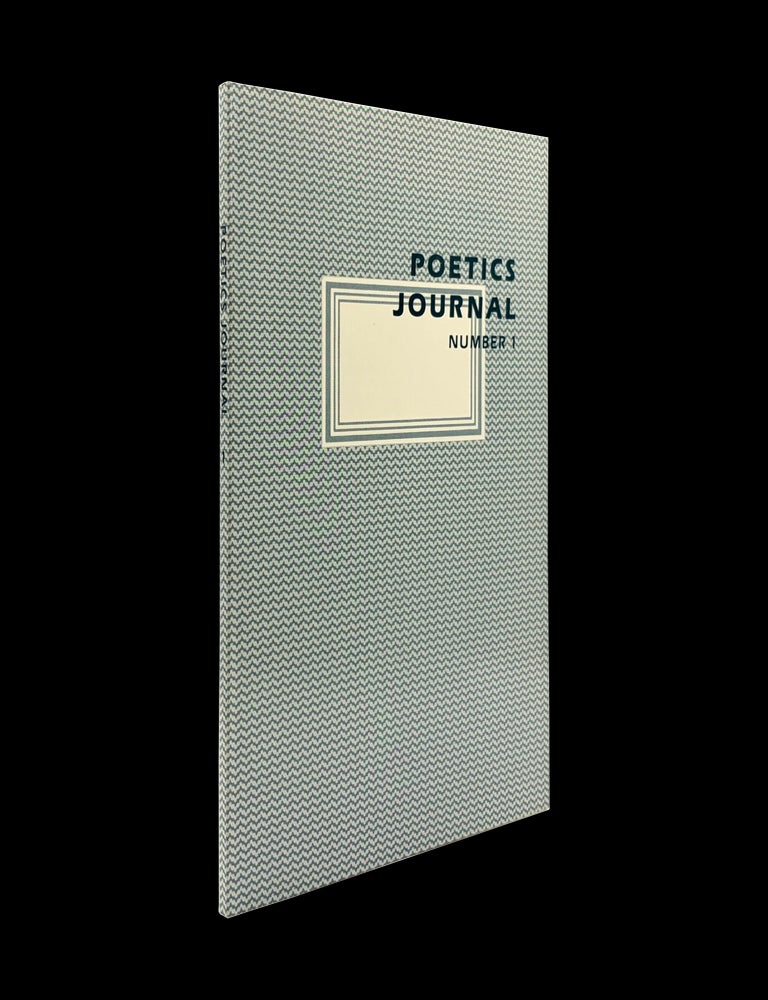 [Item #9291] Poetics Journal No. 1 (January 1982). Barrett Watten, Lyn Hejinian, Bob Perelman, Kit Robinson.
