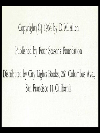 12 Poets & 1 Painter (Writing 3, 1964)