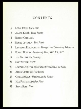 12 Poets & 1 Painter (Writing 3, 1964)