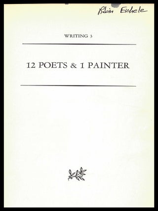 12 Poets & 1 Painter (Writing 3, 1964)