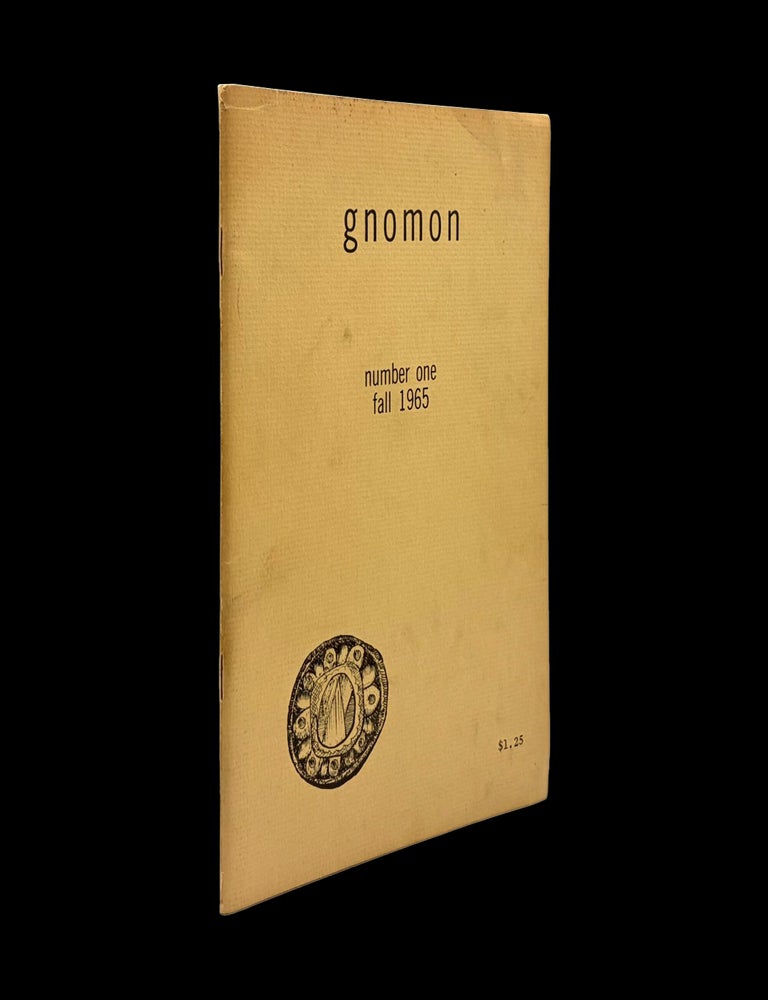 [Item #9318] Gnomon No. 1 (Fall 1965). Jonathan Greene, Bruce Marcus, Paul Blackburn, Alain de Lille, Joan Ferrante.