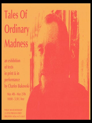 Exhibition Archive &mdash; Tales of Ordinary Madness, Public House Bookshop (May 4-25, 1996), with: The Urgency Rip-Off Press Edition of "Notes of a Dirty Old Man"