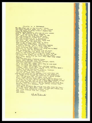 Exhibition Archive &mdash; Tales of Ordinary Madness, Public House Bookshop (May 4-25, 1996), with: The Urgency Rip-Off Press Edition of "Notes of a Dirty Old Man"
