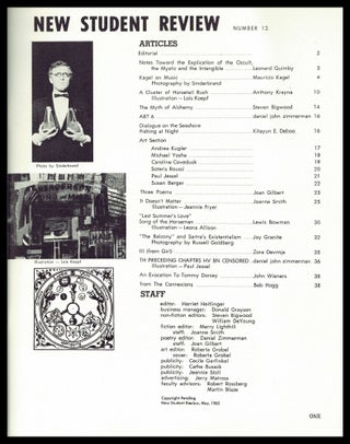 New Student Review No. 12 (May 1965)
