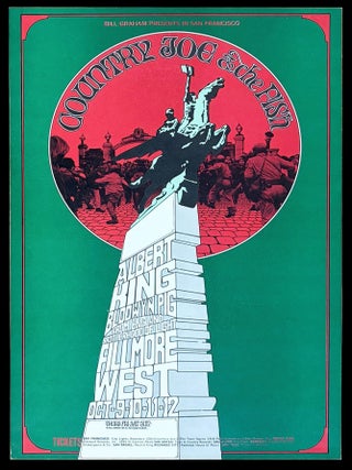 Original Concert Poster: Country Joe & the Fish, Albert King, Blodwyn Pig (October 9-12, 1969