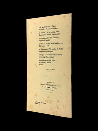 West Wind: Supplement of American Poetry