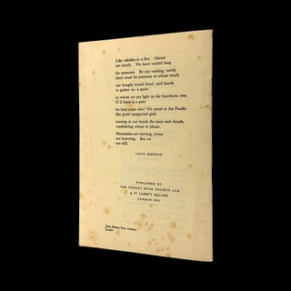 West Wind: Supplement of American Poetry