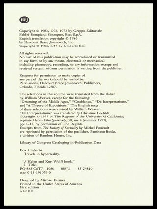 Travels in Hyperreality