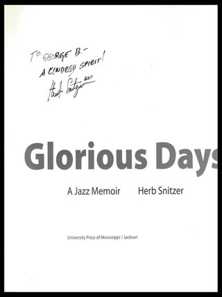 Glorious Days and Nights: A Jazz Memoir