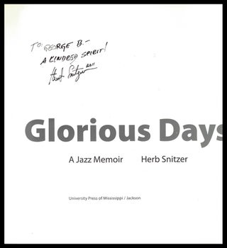 Glorious Days and Nights: A Jazz Memoir