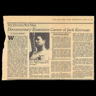 Desolate Angel: Jack Kerouac, the Beat Generation, and America with: Ephemera