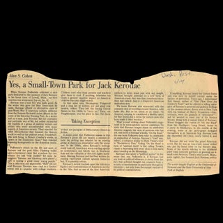 Desolate Angel: Jack Kerouac, the Beat Generation, and America with: Ephemera