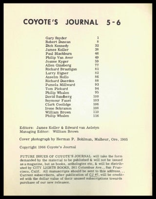 Coyote's Journal No.s 5-6 (1966)