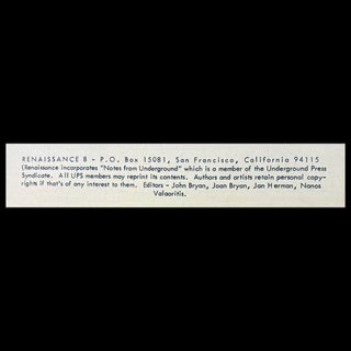 Renaissance No. 8 Supplement (c. 1971)