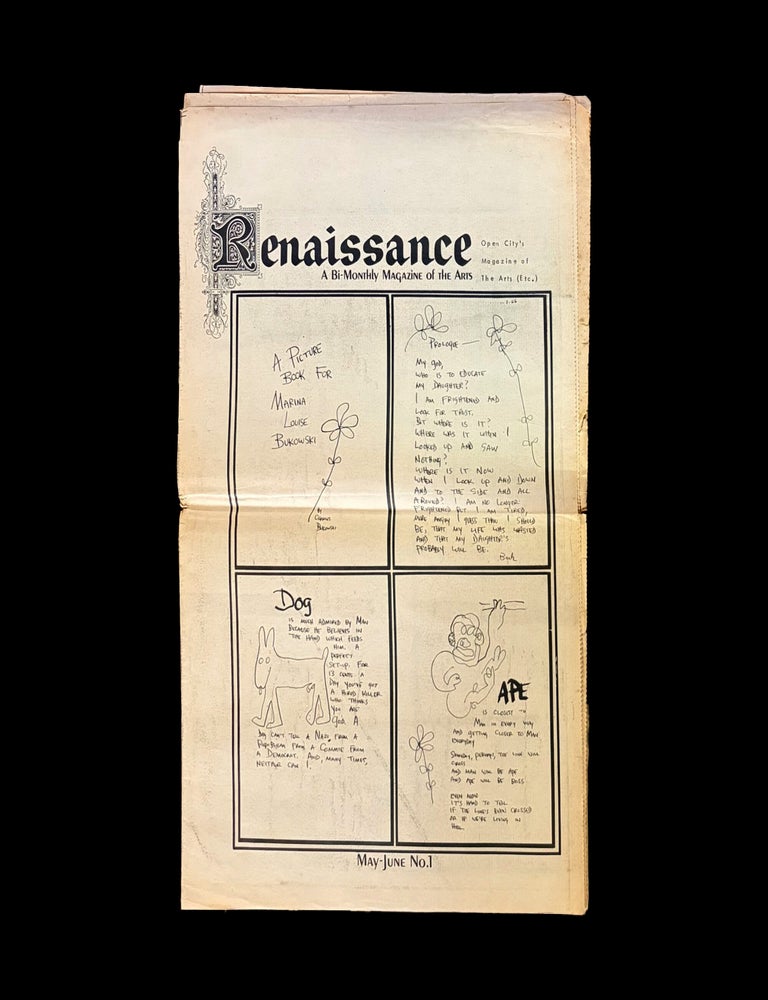 Item #9453] Renaissance: A Bi-Monthly Magazine of the Arts ("Open City's Magazine of...
