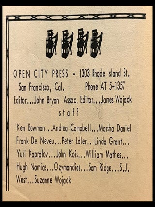 The Open City Press Vol. 1 No. 12 (February 24 - March 2, 1965)