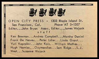 The Open City Press Vol. 1 No. 12 (February 24 - March 2, 1965)