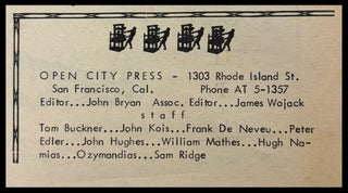 The Open City Press Vol. 1 No. 10 (February 10-16, 1965)