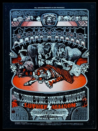 Original Concert Poster: Santana, Dr. John, Luther Allison (September 10-13, 1970