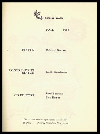 Burning Water (Fall 1964)
